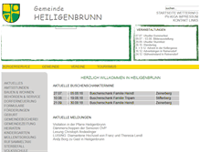 Tablet Screenshot of heiligenbrunn.at
